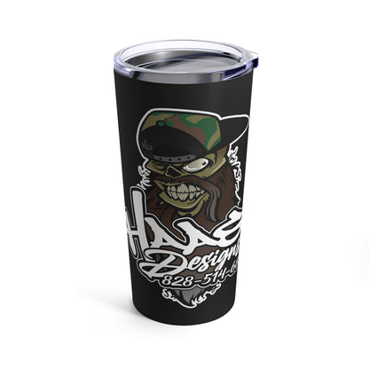 Haas Designs Tumbler, Black 20oz
