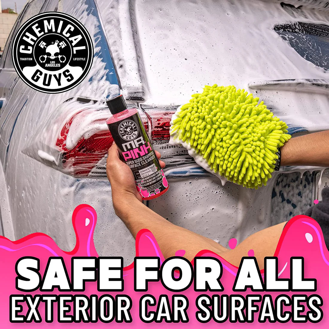 MR. PINK SUPER SUDS SHAMPOO SUPERIOR SURFACE CLEANSER (16 OZ)
