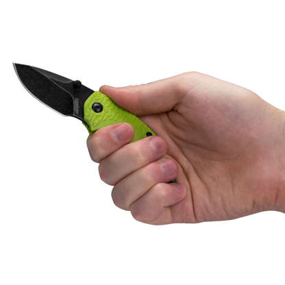 kershaw Shuffle - Lime Green, BlackWash - 8700LIMEBW