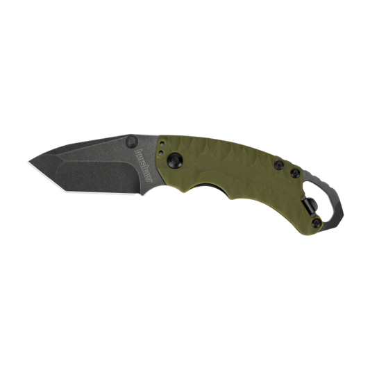 kershaw Shuffle II - Tanto, Olive, BlackWash - 8750TOLBW