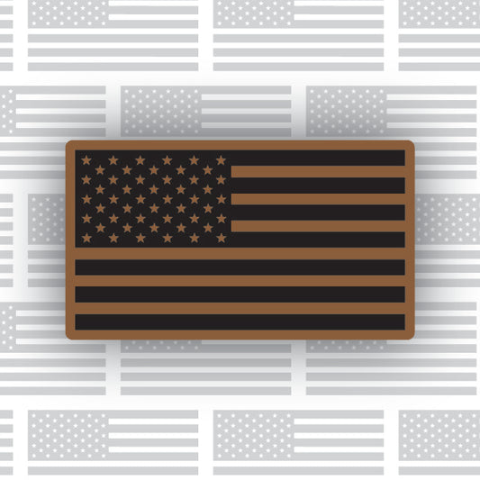 American Flag Leather Patch