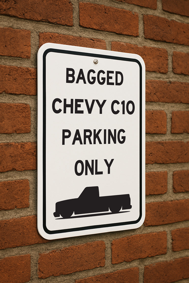 Bagged C10 Parking Only Street Sign (12" x 18")