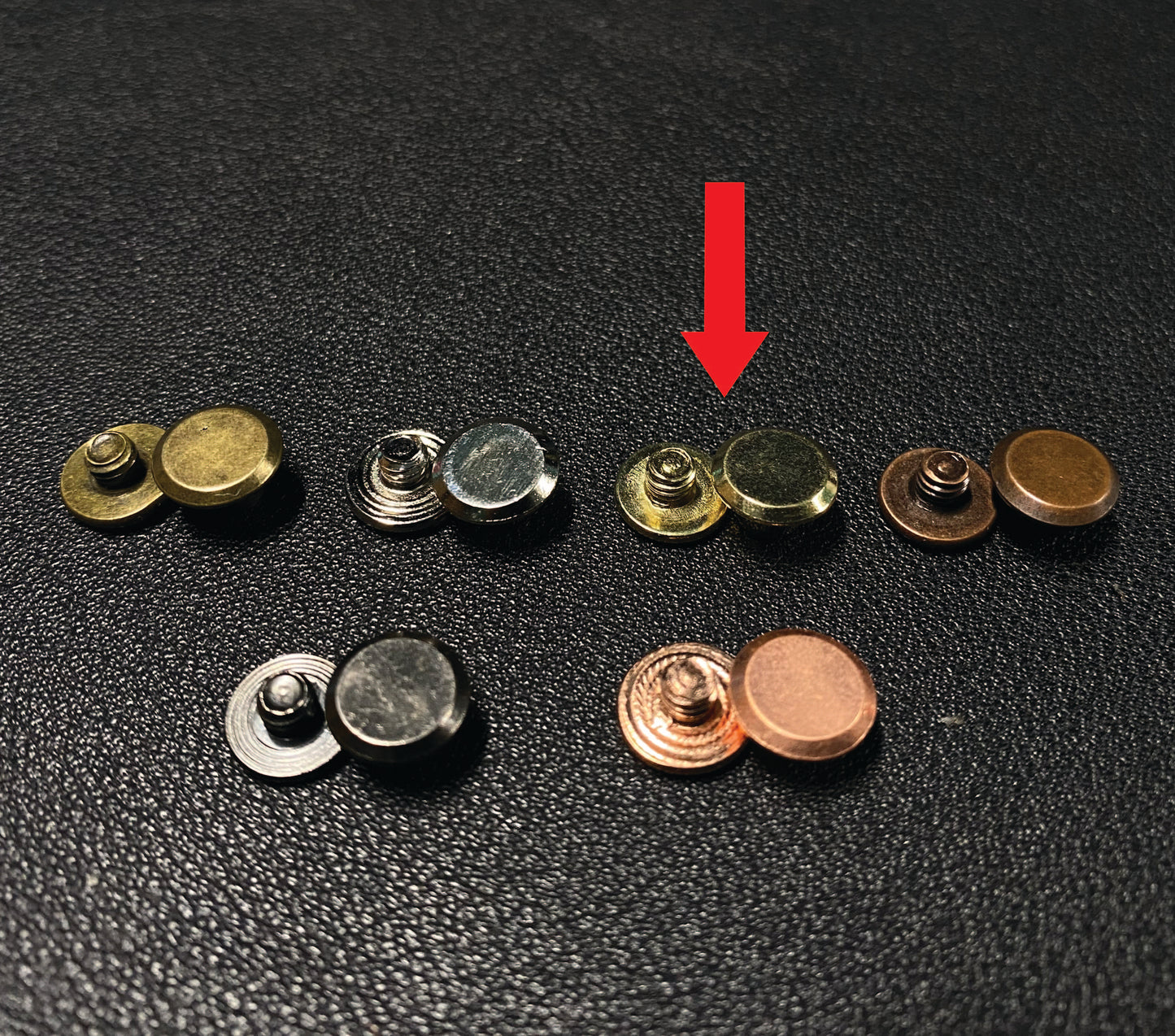Brass Rivets - Pair