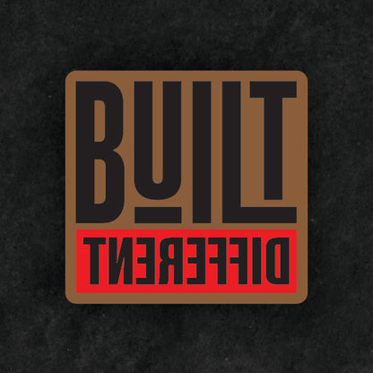 Built Different Leather Patch