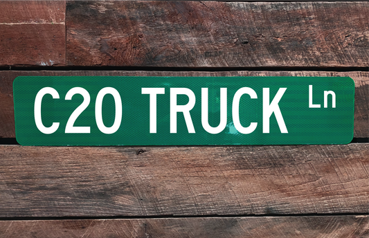 C20 Truck Street Sign