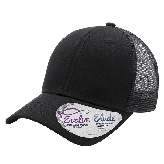 Infinity Her Charlie Trucker Hat - Black