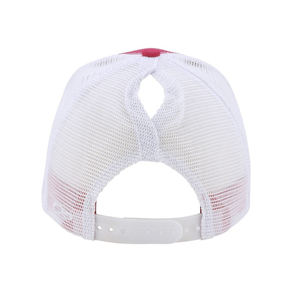 Infinity Her Charlie Trucker Hat - Coral/White