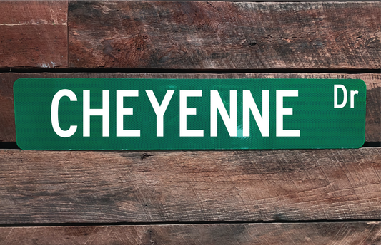Cheyenne Street Sign
