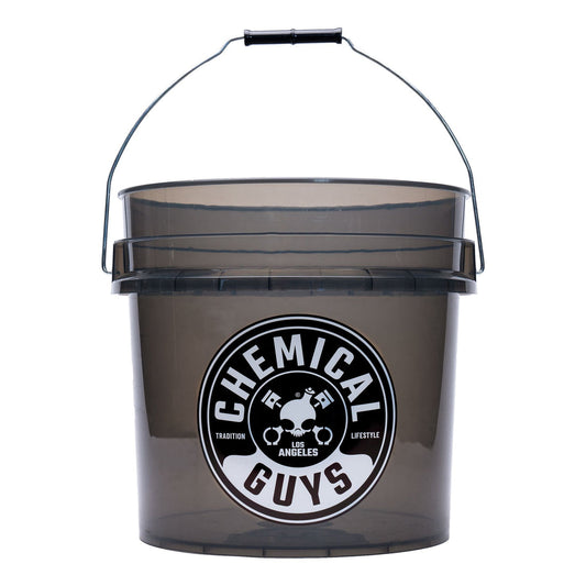 CHEMICAL GUYS HEAVY DUTY DETAILING BUCKET SMOKED BLACK (4.5 GAL)