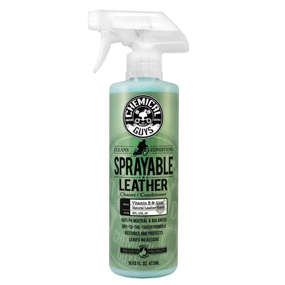 SPRAYABLE LEATHER CONDITIONER & CLEANER IN ONE PH BALANCE W/ VITAMIN E & ALOE (16 oz)