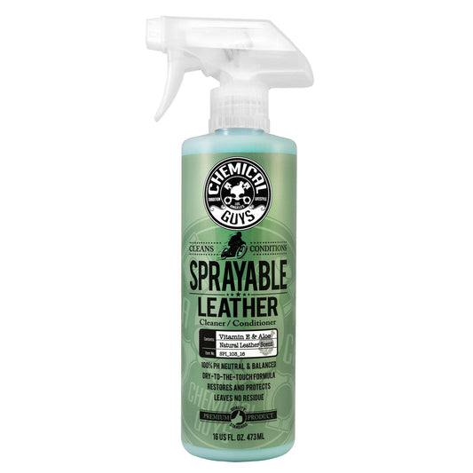 SPRAYABLE LEATHER CONDITIONER & CLEANER IN ONE PH BALANCE W/ VITAMIN E & ALOE (16 oz)