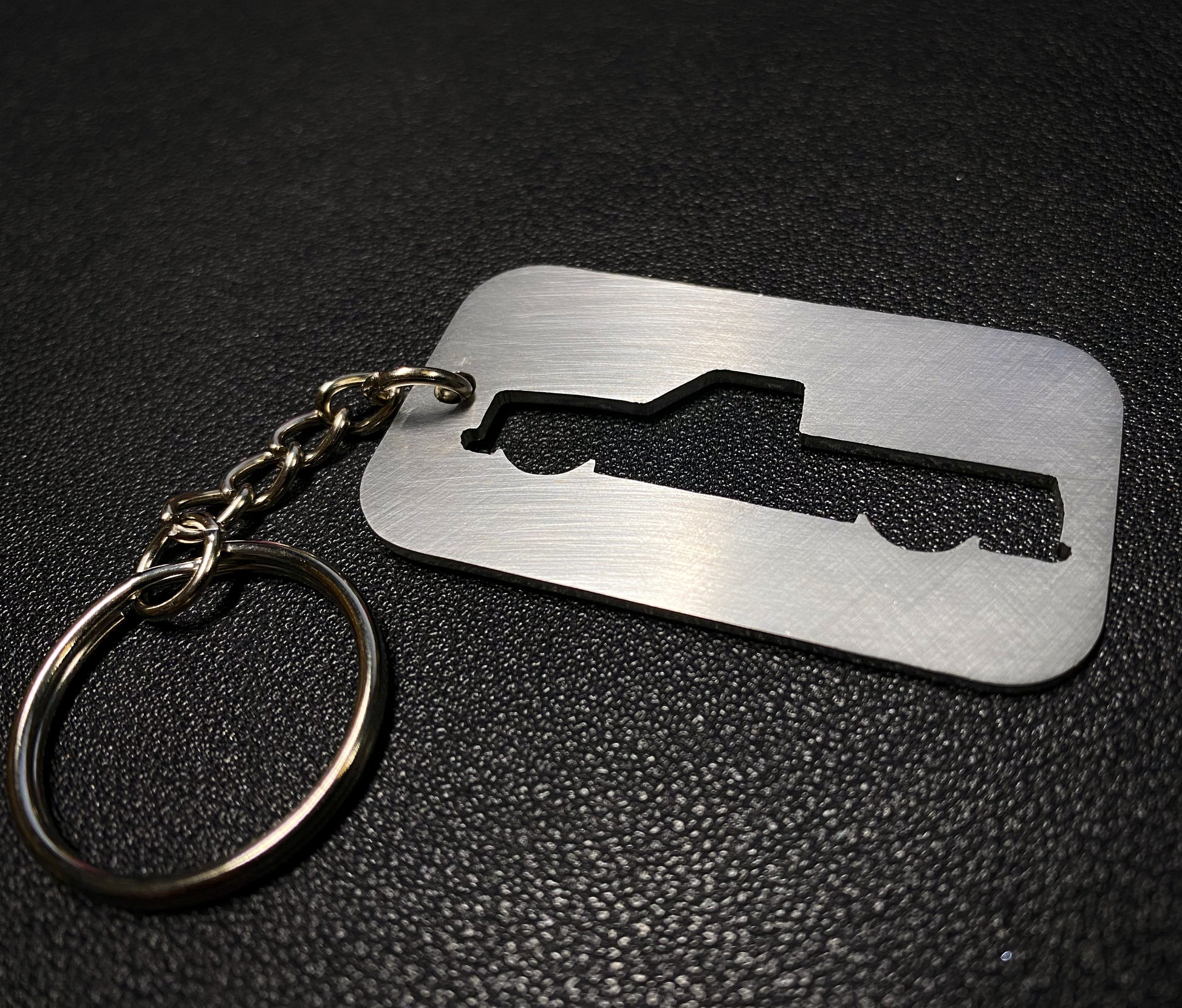 Stainless Steel Chevy Truck Keychain