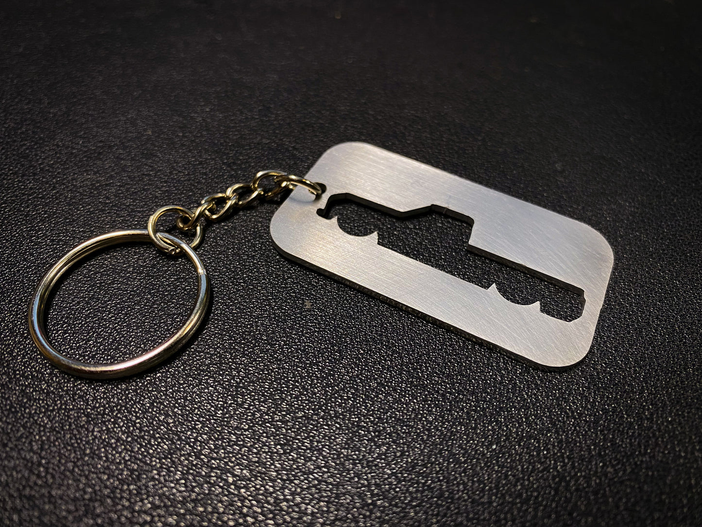 Stainless Steel Chevy Truck Keychain