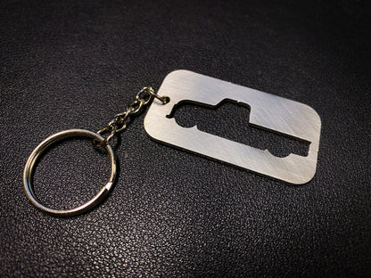 Stainless Steel Chevy Truck Keychain
