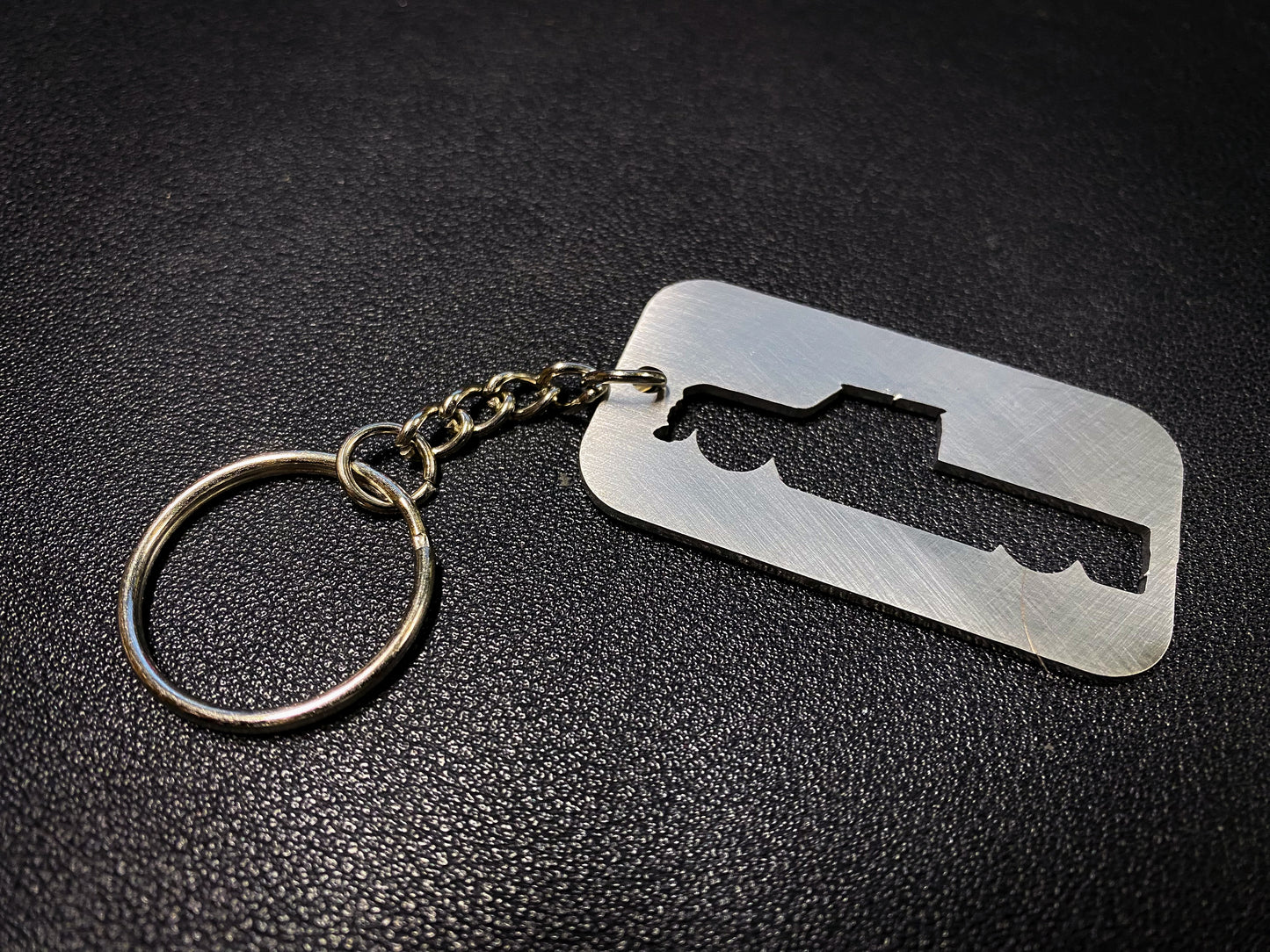 Stainless Steel Chevy Truck Keychain