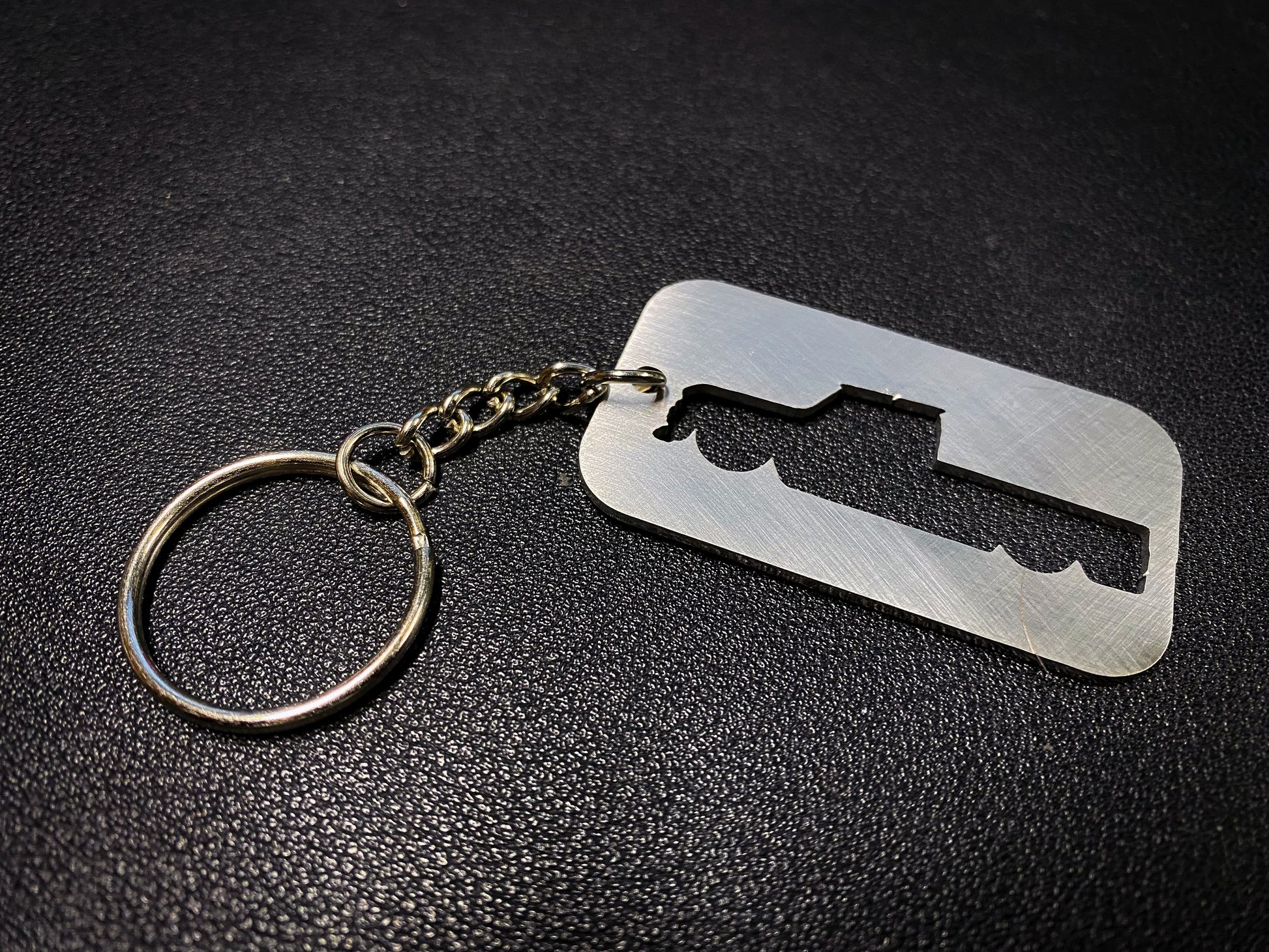 Stainless Steel Chevy Truck Keychain