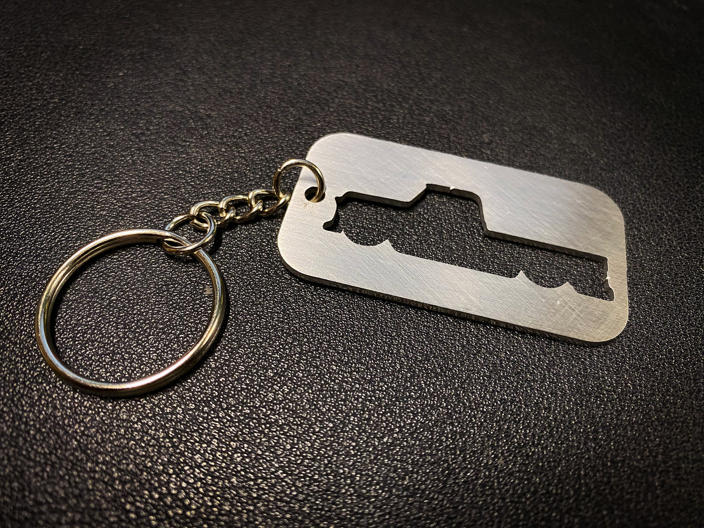 Stainless Steel Chevy Truck Keychain