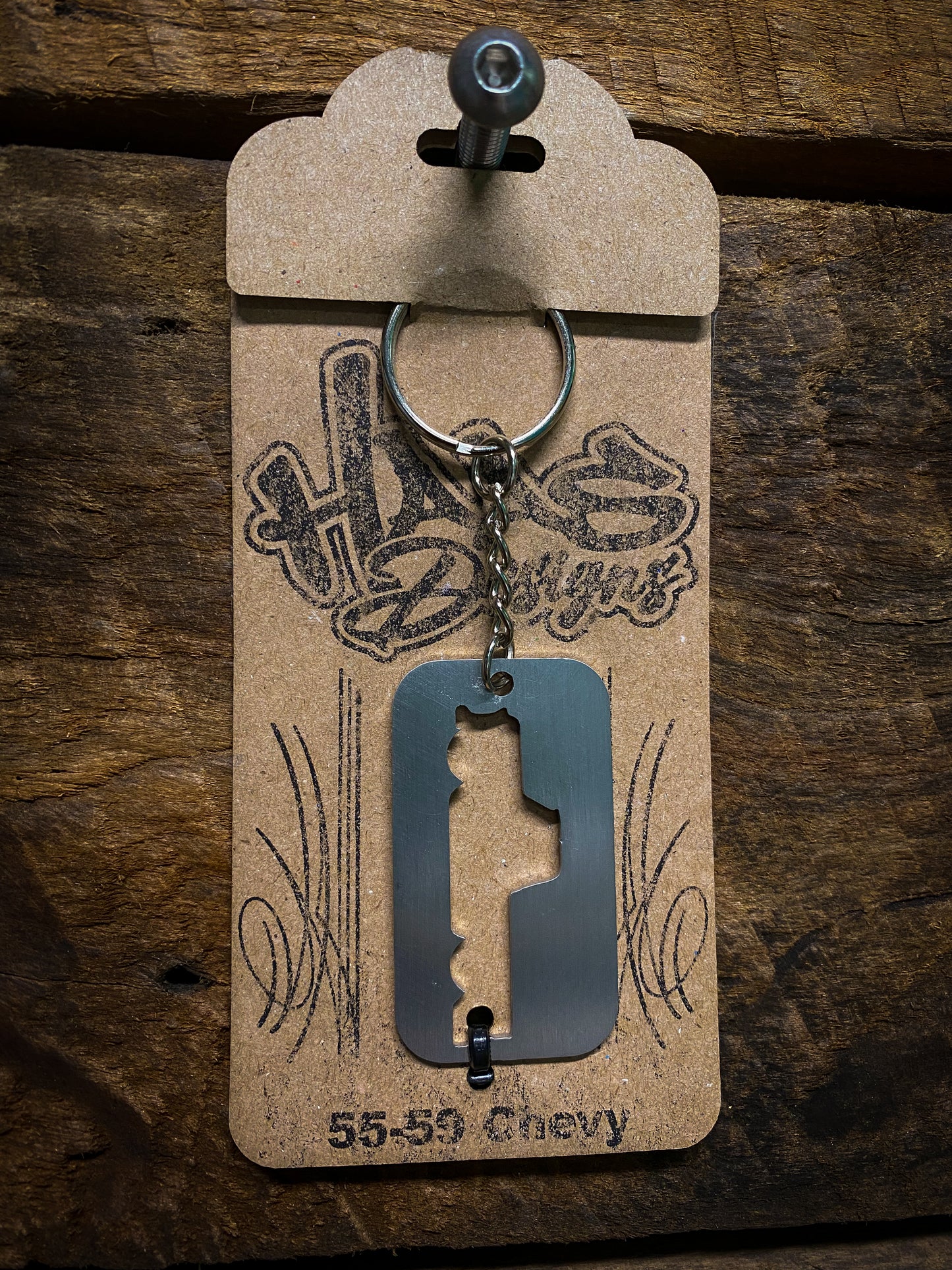 Stainless Steel Chevy Truck Keychain