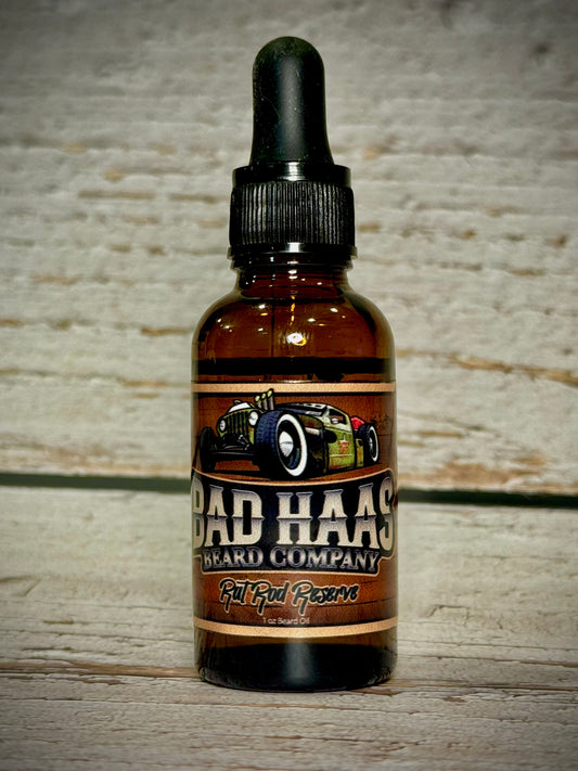 Rat Rod Reserve Beard Oil - Sweet Tobacco and Bay Rum