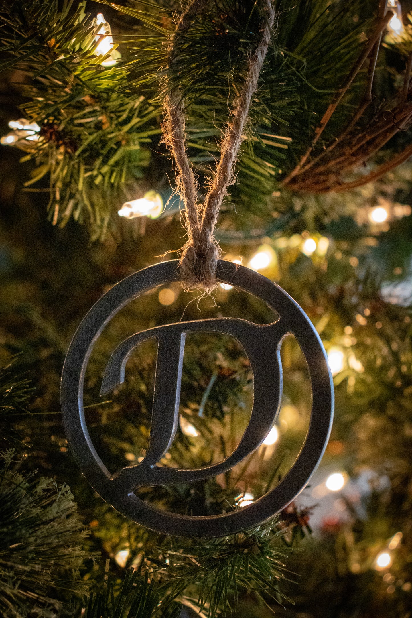 Letter Christmas Ornament