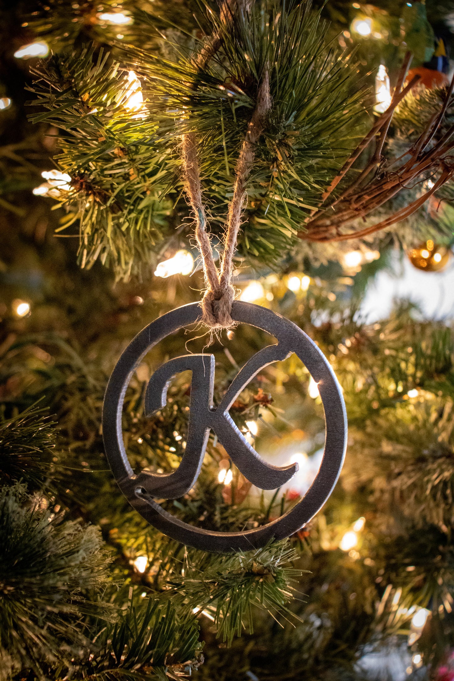 Letter Christmas Ornament