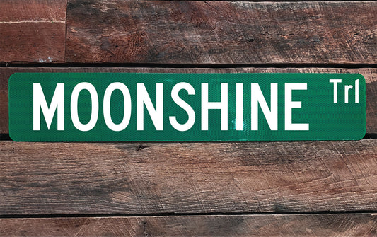 Moonshine Trl Street Sign