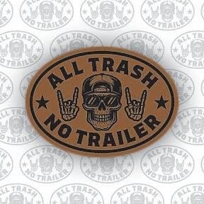 All Trash No Trailer Leather Patch
