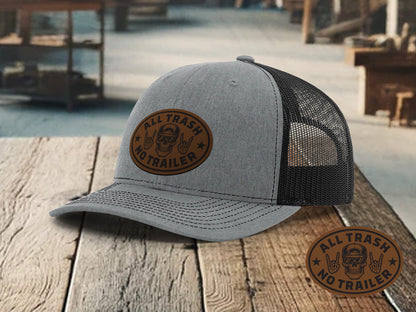 All Trash No Trailer Leather Patch