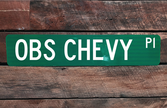 OBS Chevy Street Sign