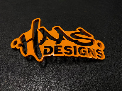 Melon Orange Haas Designs Emblem