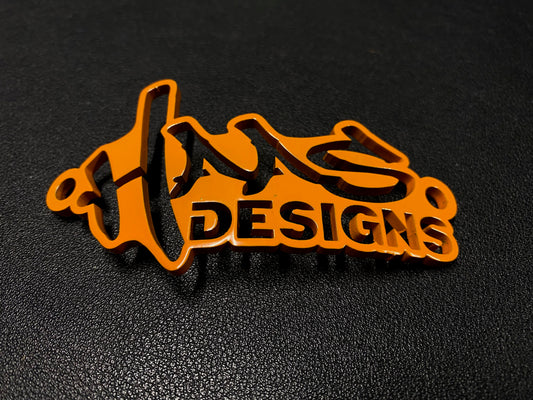 Melon Orange Haas Designs Emblem