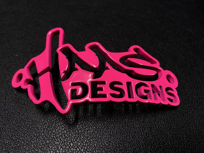Sassy Pink Haas Designs Emblem
