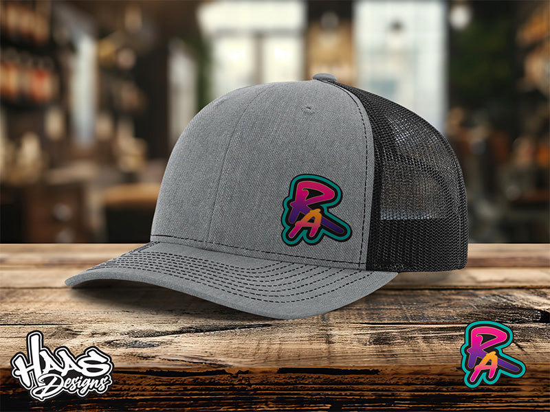 Relaxed Atmosphere “RA” Retro Hat – 80s Vibe Patch
