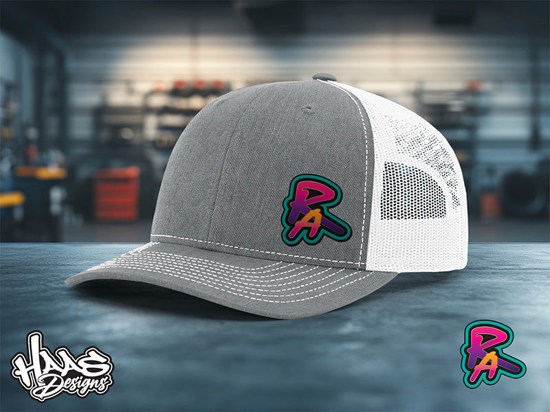 Relaxed Atmosphere “RA” Retro Hat – 80s Vibe Patch