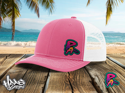 Relaxed Atmosphere “RA” Retro Hat – 80s Vibe Patch