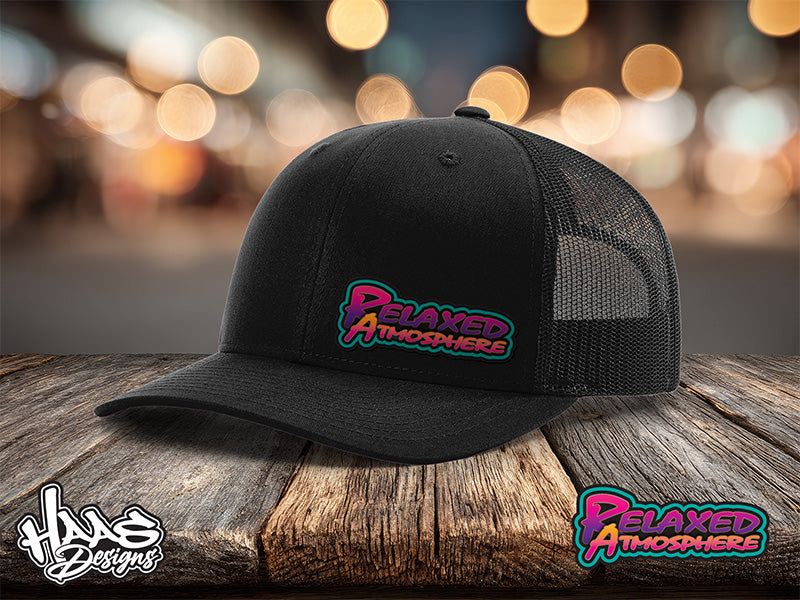Relaxed Atmosphere Full Logo Hat – 80s Retro Style