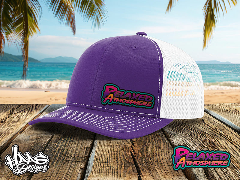 Relaxed Atmosphere Full Logo Hat – 80s Retro Style