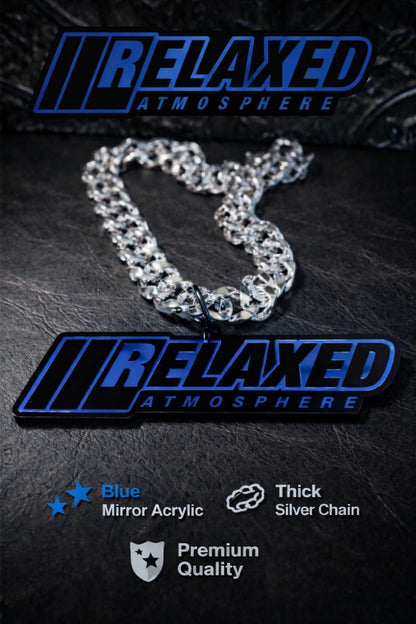 RELAXED ATMOSPHERE ACRYLIC CHAIN PENDANT