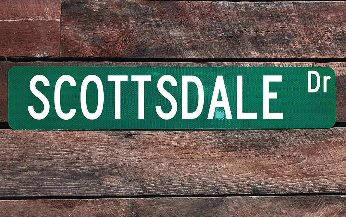 Scottsdale Dr Street Sign