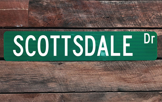 Scottsdale Dr Street Sign