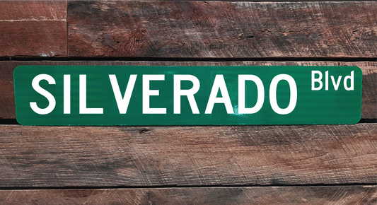 Silverado Street Sign