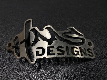 Raw Stainless Haas Designs Emblem