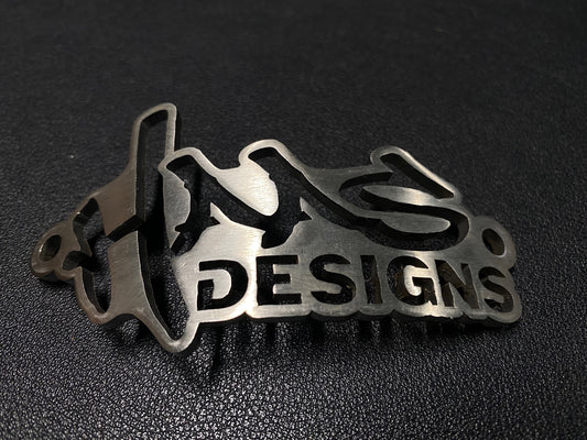 Raw Stainless Haas Designs Emblem