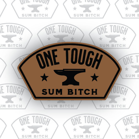 One Tough Sum Bitch Leather Patch