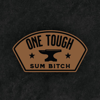 One Tough Sum Bitch Leather Patch
