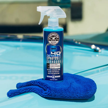 P40-DETAILER+SPRAY WHITE CARNAUBA QUICK DETAILER UV PROTECTANT (16 OZ)