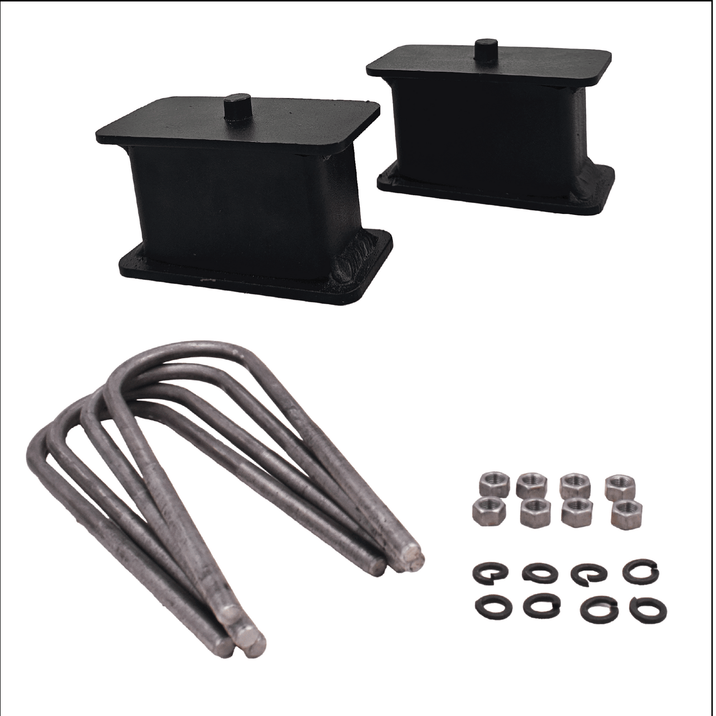 3 inch Universal Steel Lowering Block Kit